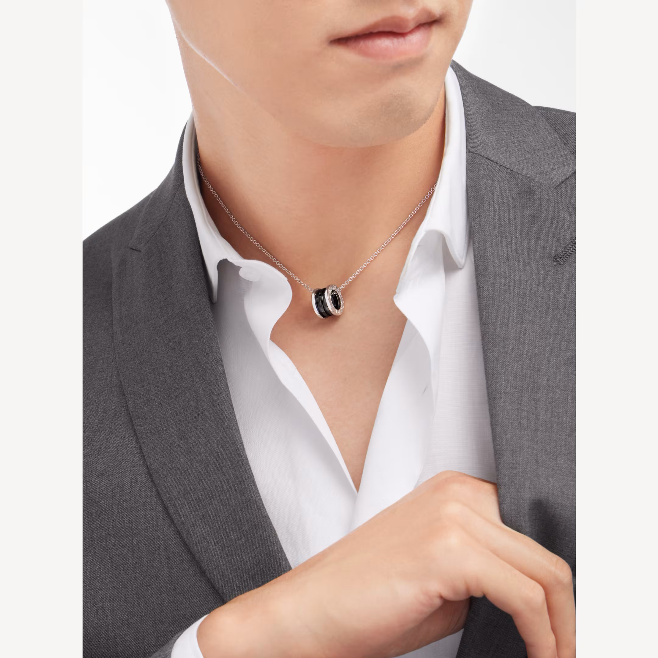 BULGARI 925 Silver Save The Children Necklace純銀頸鏈100%Authentic ,98% new ✅ certificate✅box 