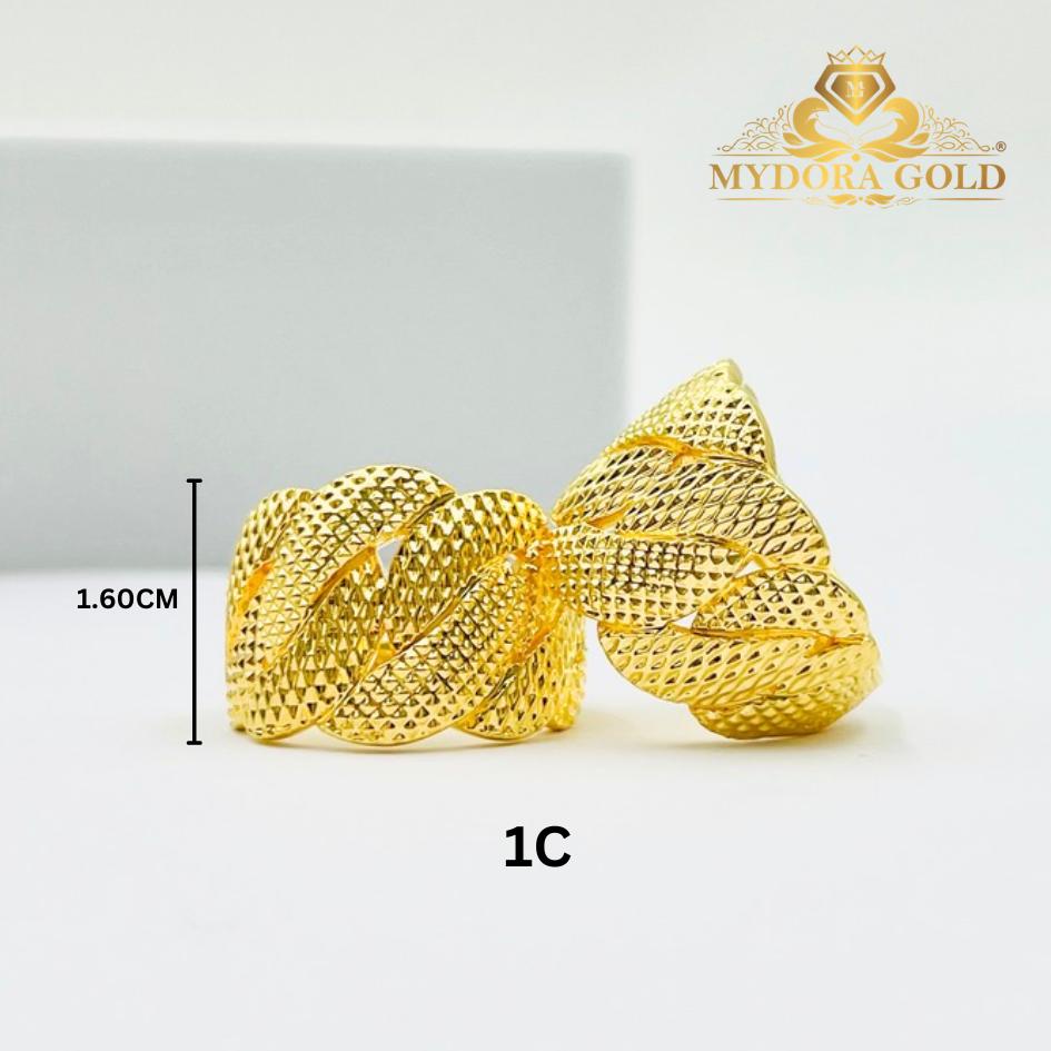 MYDORA Cincin Datin Kait Pahat (5G) l EMAS 916/22K