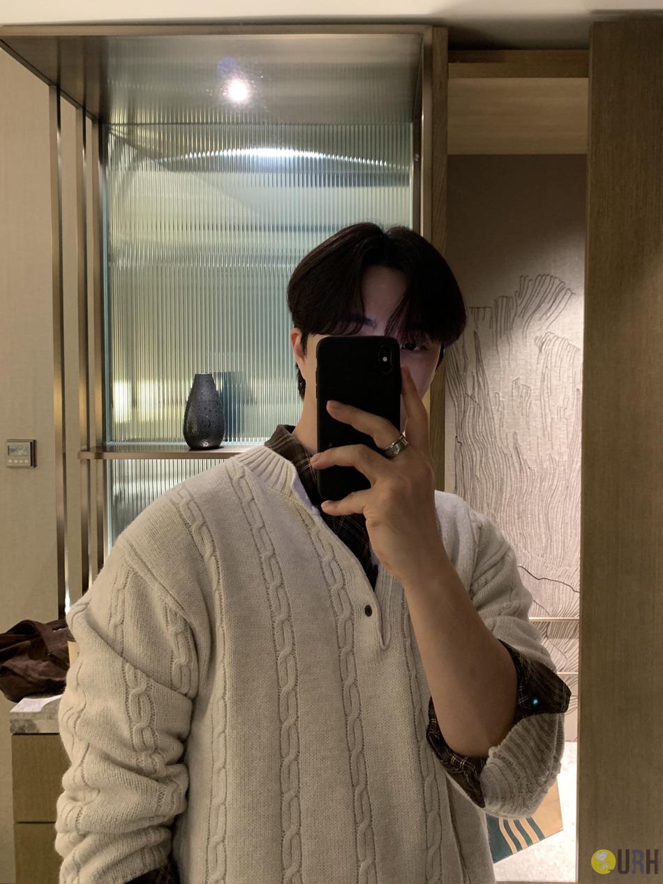 【100%保證韓國直送】經典亨利領鈕扣麻花織寬鬆針織衫 [5 color] RL114802