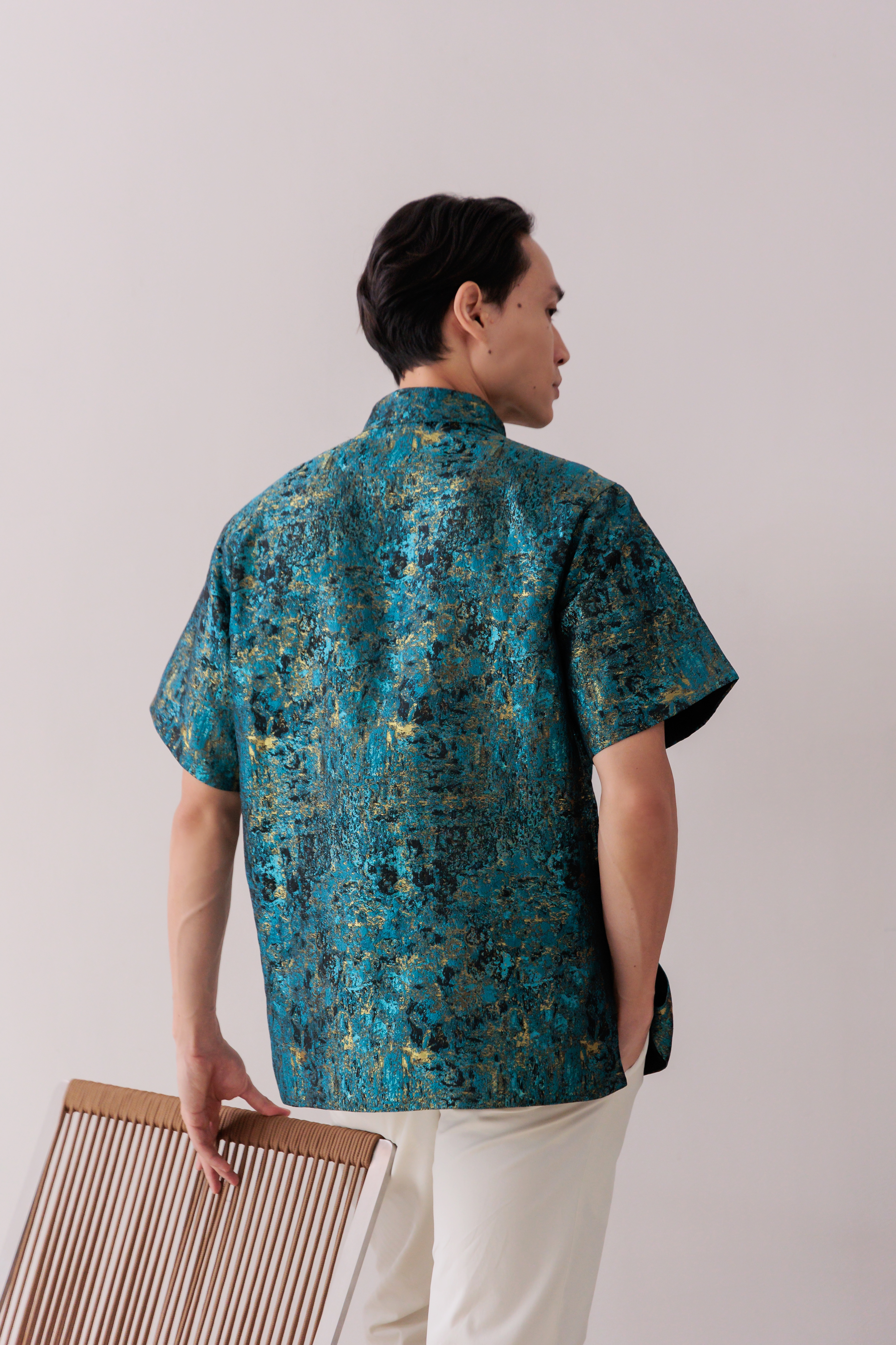 【Pre- Order】Midnight Oasis Metallic Shirt  聚宝金泽 IW006