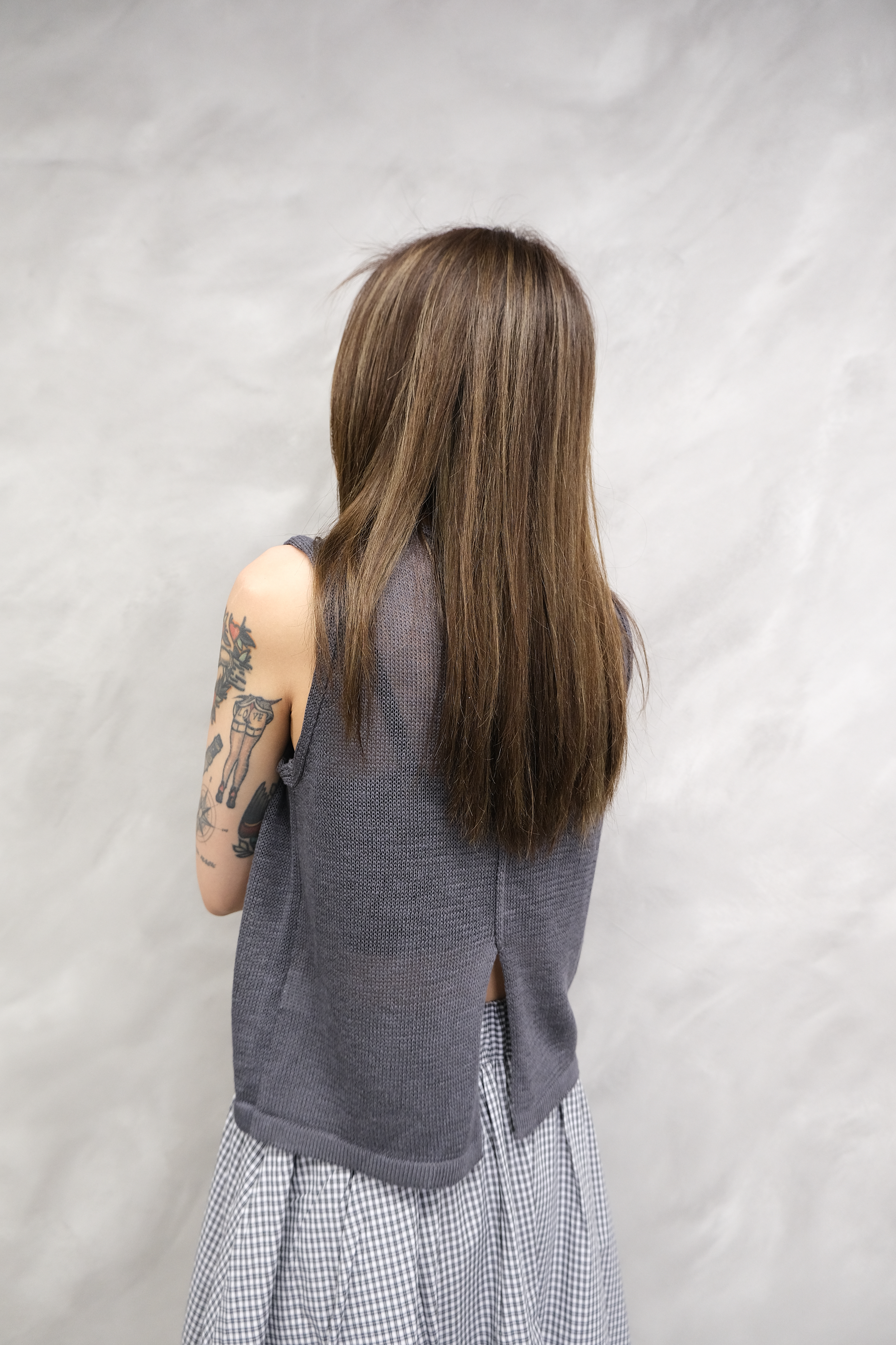 Basic knit vest #top144