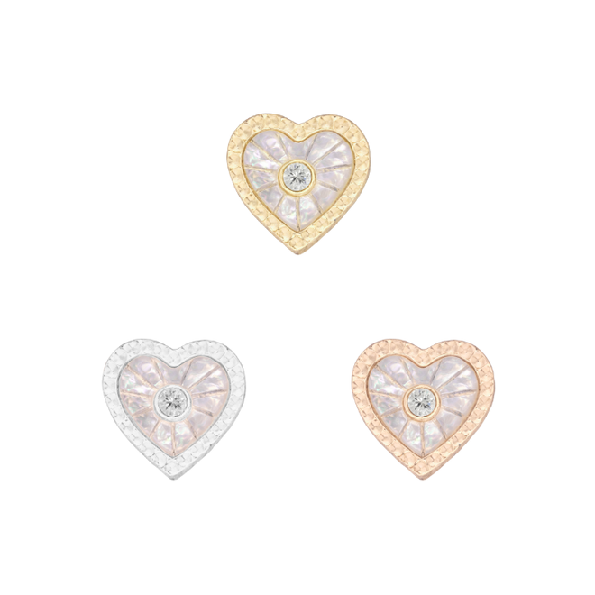Marbella Threadless End with Mother of Pearl