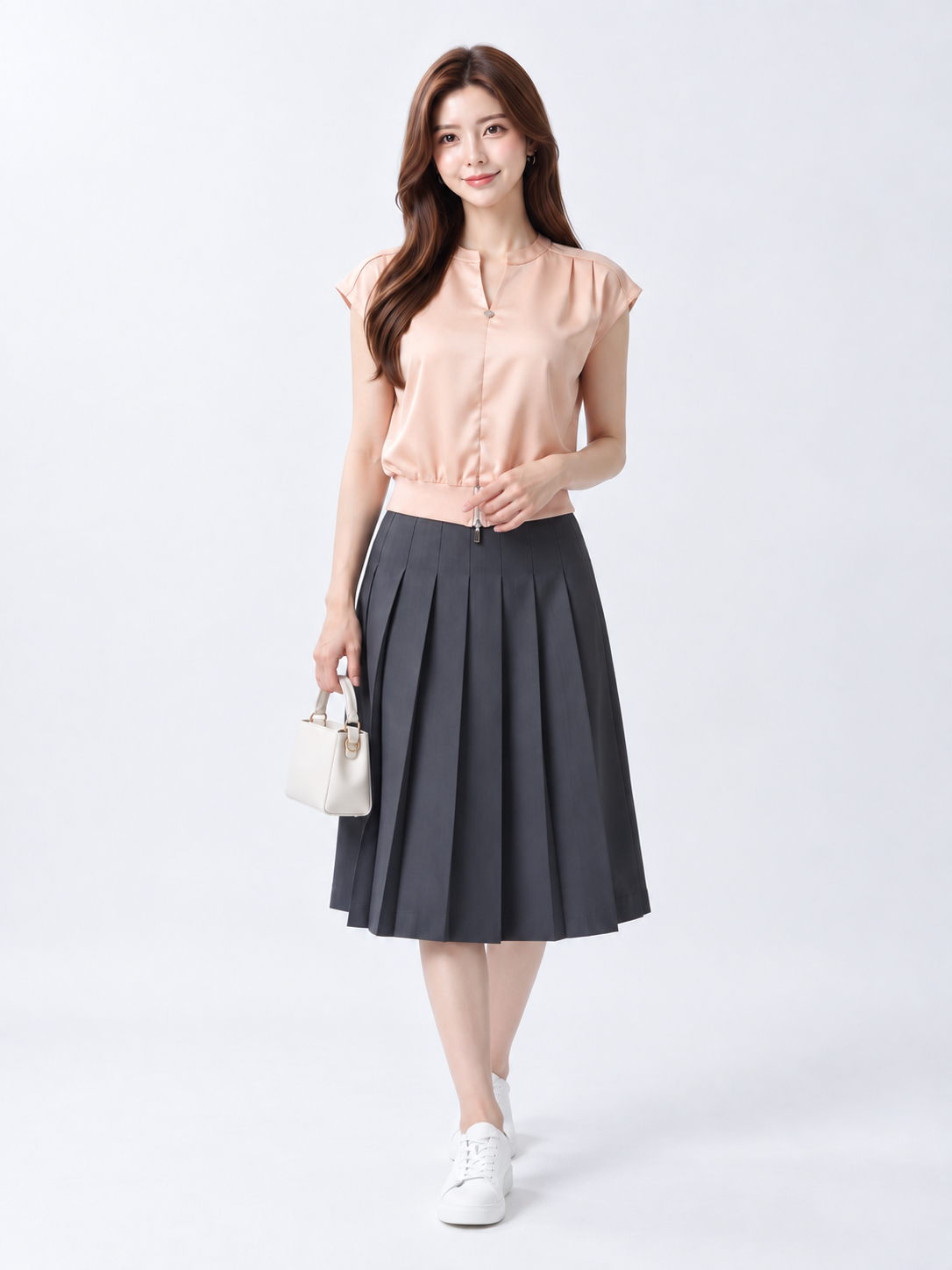 2159BB Emerald Soft Hem Blouse