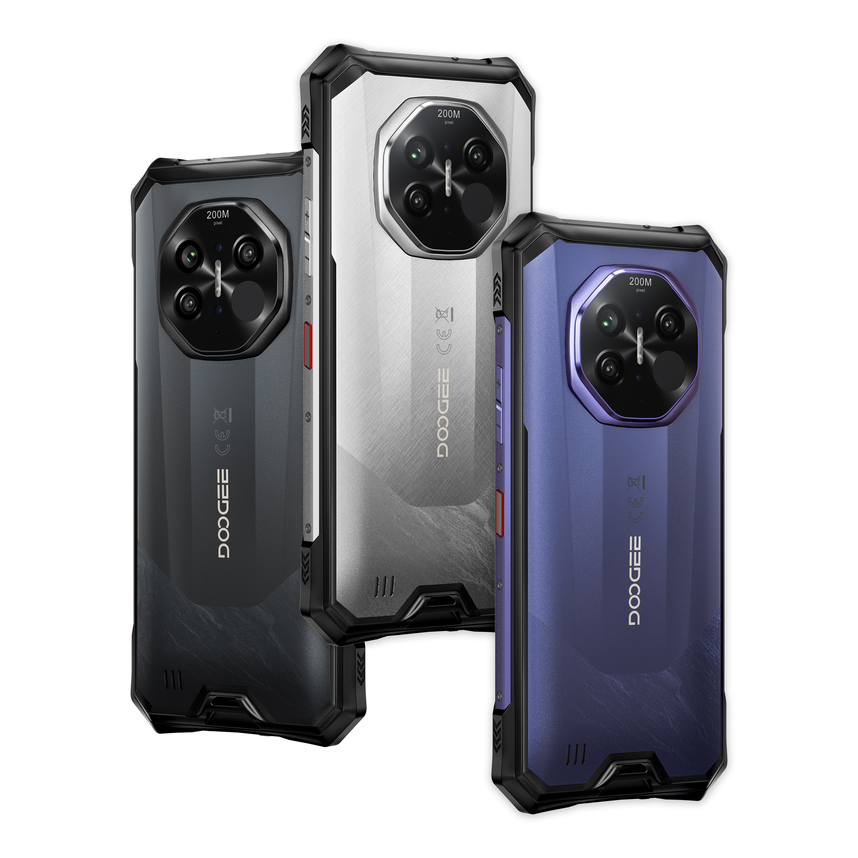 DOOGEE S300 Plus Thermal 5G | 12GB/1TB 6.78吋 120Hz 11000mAh 25Hz熱感 夜視 即時對講功能 WiFi6E 三卡槽 快門鍵 AI助手 三防手機 Rugged Phone