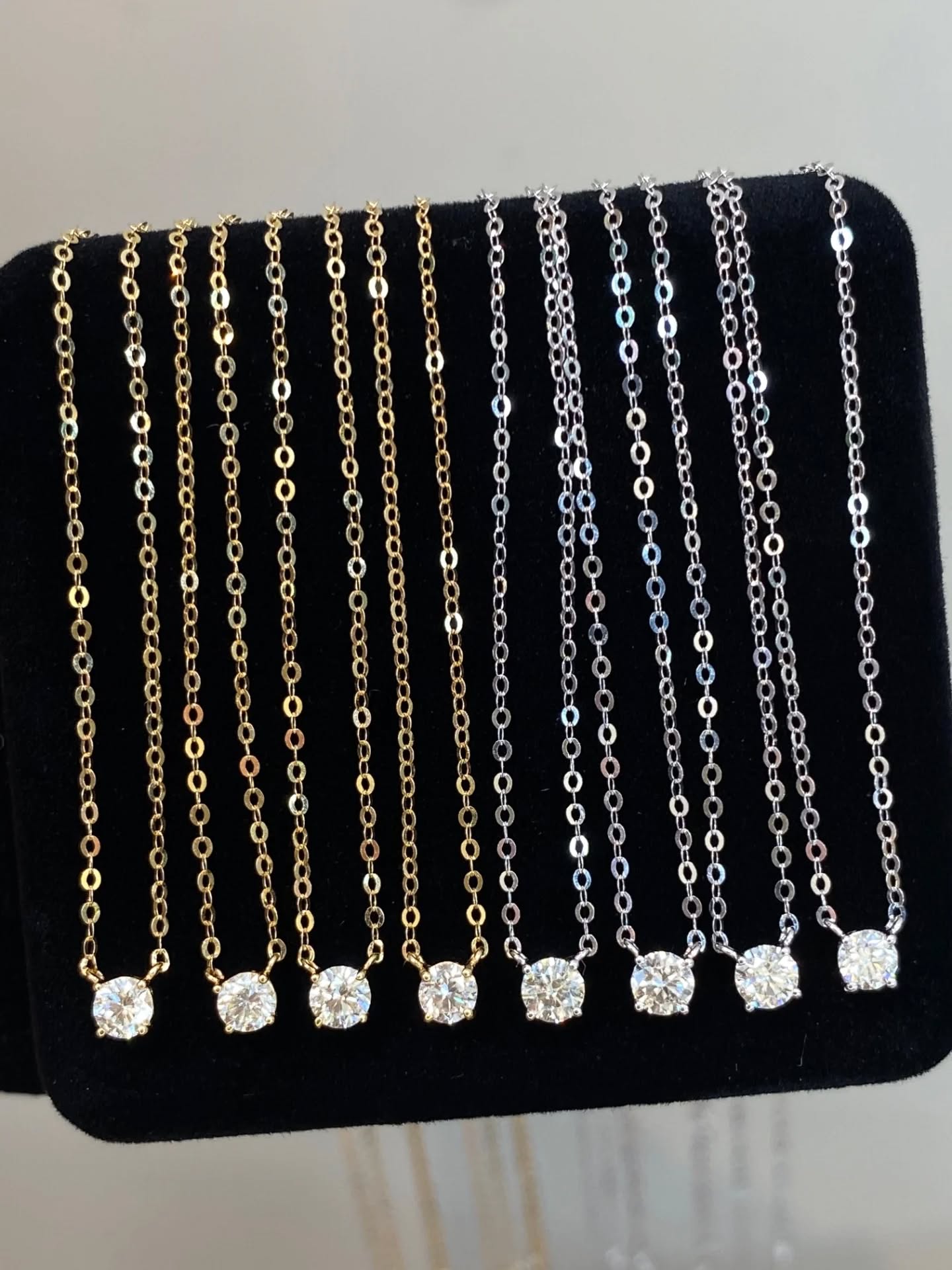 15分爆閃四爪鑽石項鍊 四爪鑲嵌閃耀天然鑽💎  18K鑲嵌天然鑽石💎