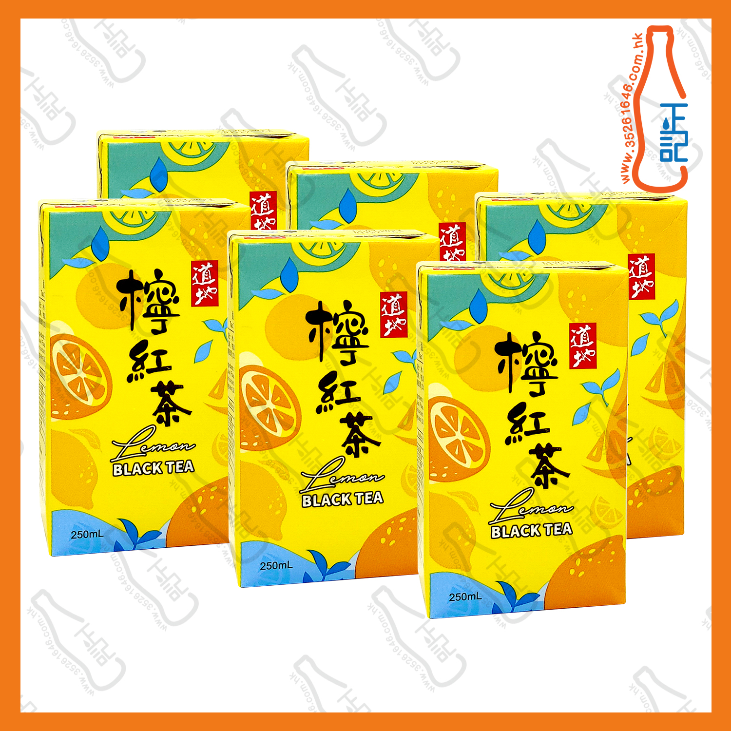 ==(紙包) 道地 檸檬紅茶 250ml x 6包 /排
