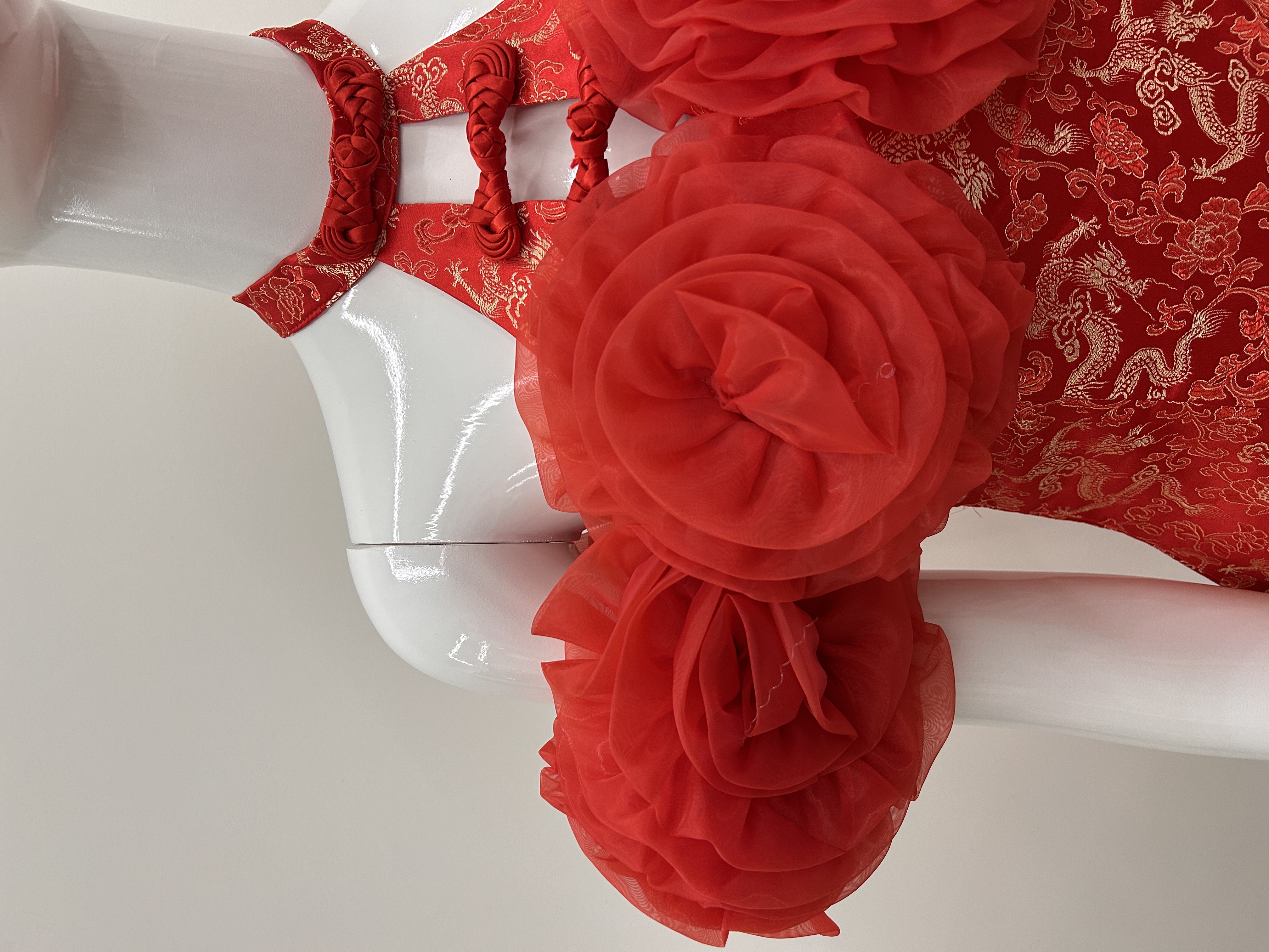 586.WB Off Shoulder Flower Dress