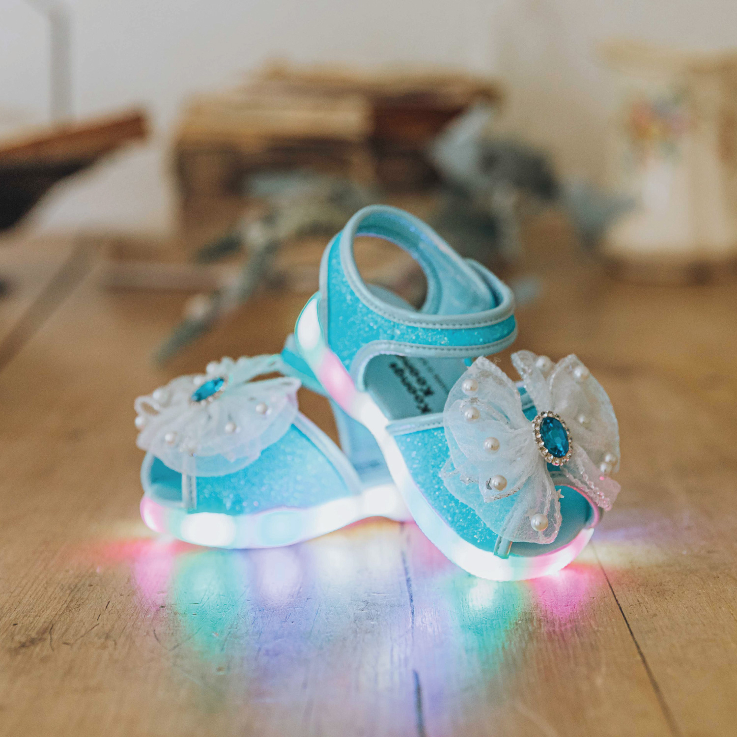 Koongs Koongs Twinkle LED Sandals（Blue）