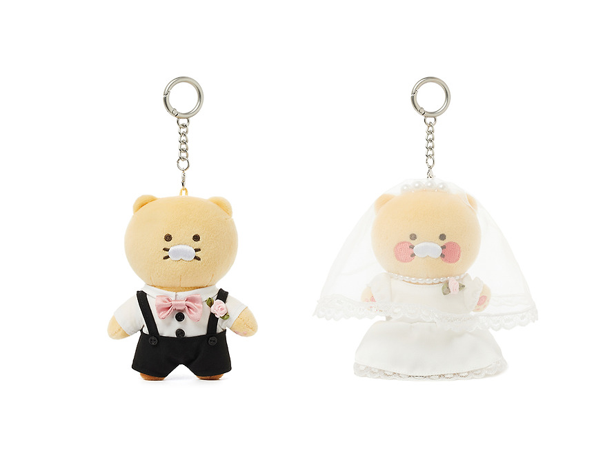 春植 結婚 公仔鎖匙扣