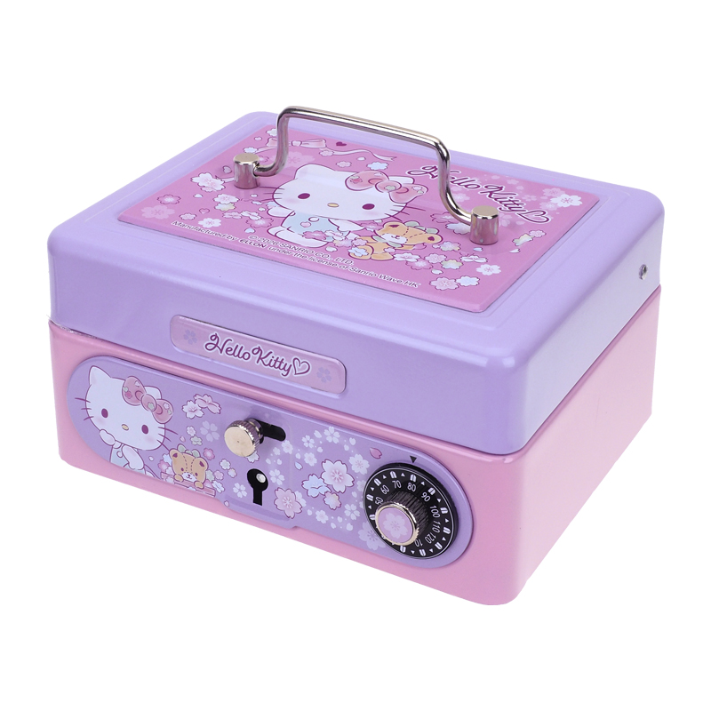 Hello Kitty Metal Cash Box with Dial Lock & Key (S) 夾萬連密碼鎖及鎖匙 (細)
