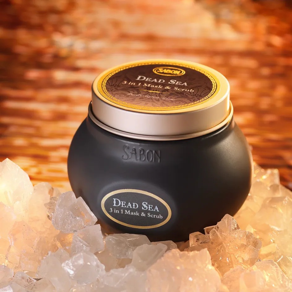 新版 🆕 Sabon  🖤  Dead Sea 3-in-1 Mask & Scrub 三合一死海泥面膜 200ml