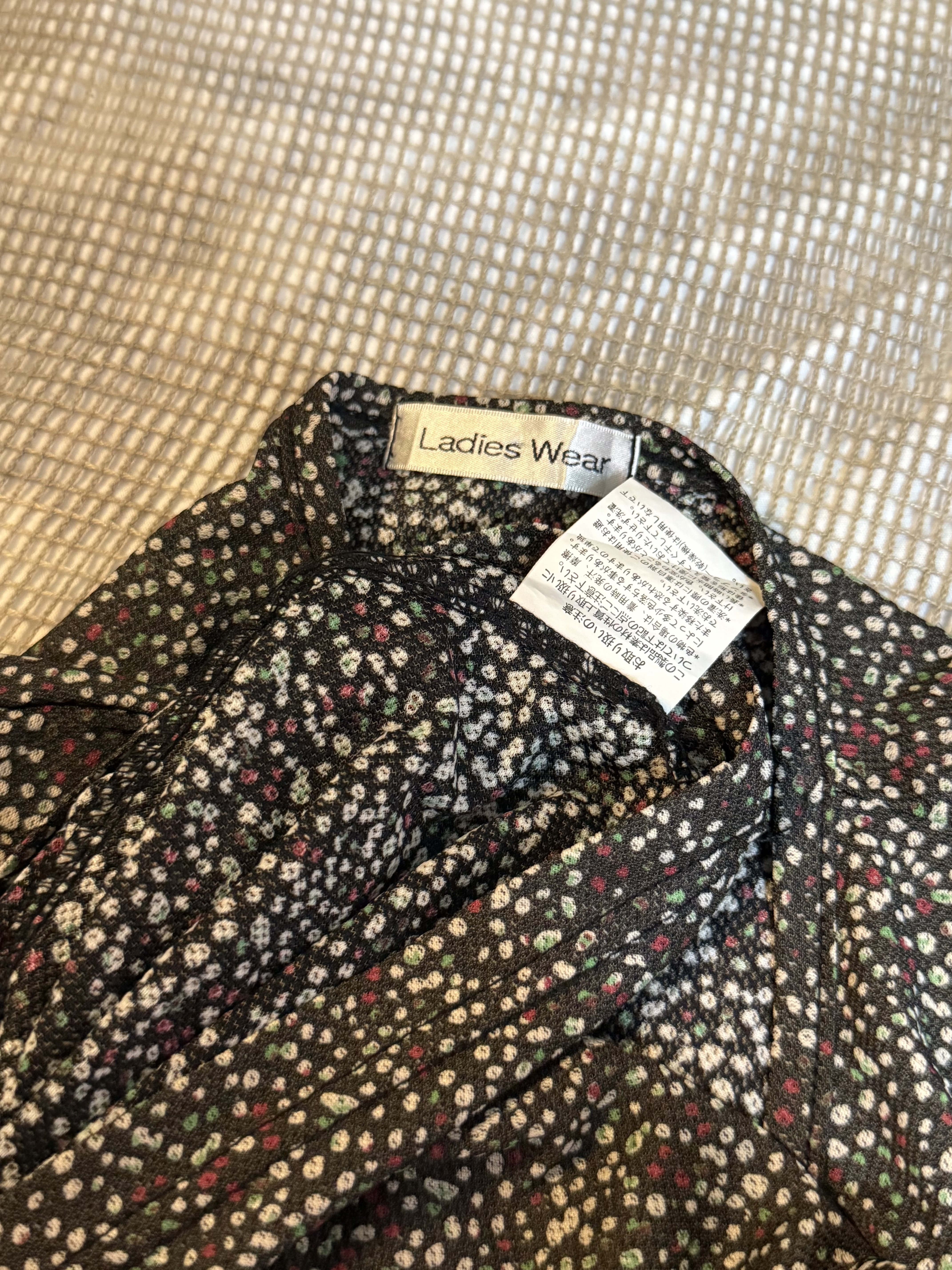 Brown Floral Dress Outer