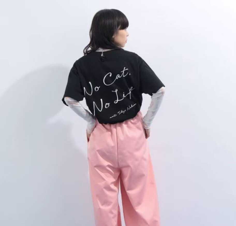  預訂 Beamsboy NO CAT, NO LIFE短袖tee [貨號26A607]