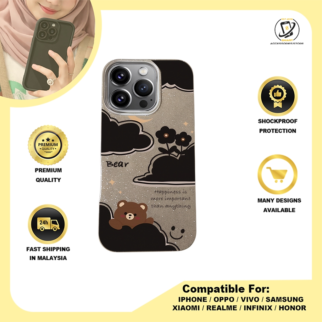 BLING CASE PHONE FOR IPHONE - DESIGN BEAR D