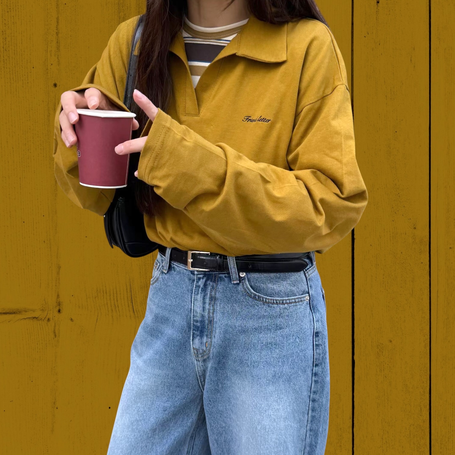 221522 刺繡字Polo Tee