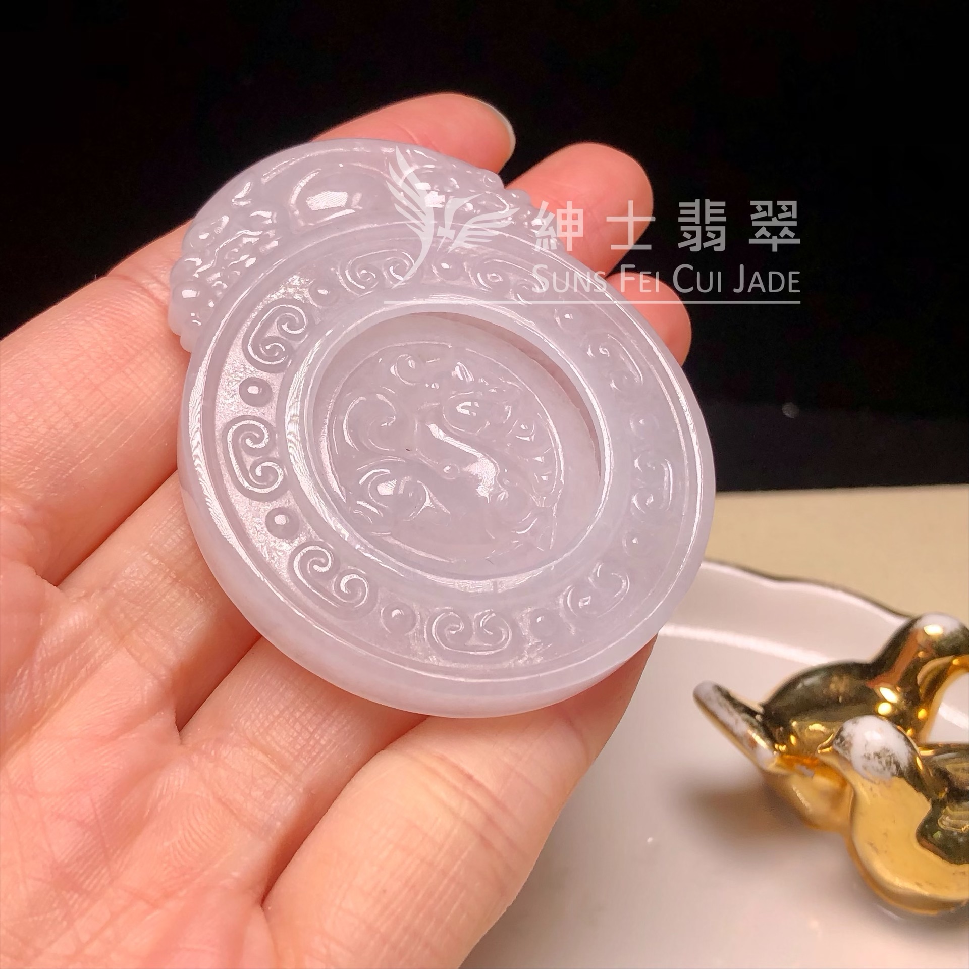 YK00171 仿古玉雕牌