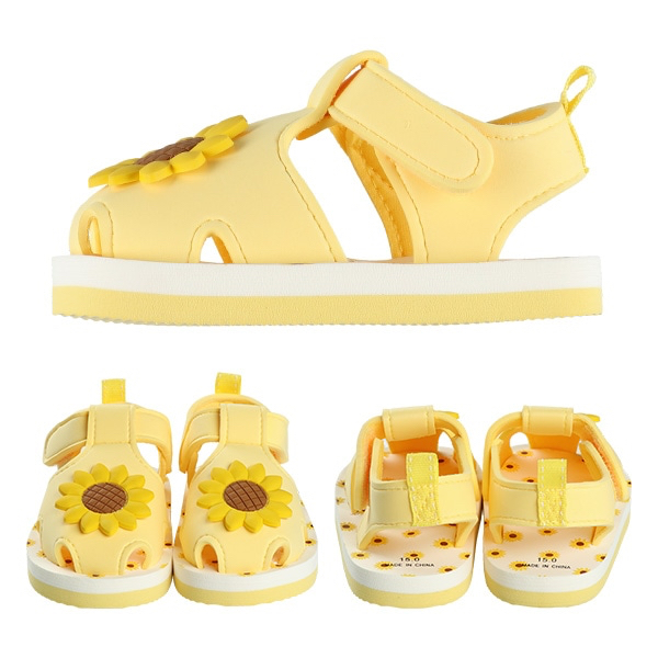 🇯🇵預訂 日本直送🇯🇵向日葵圖案淺黃色EVA涼鞋