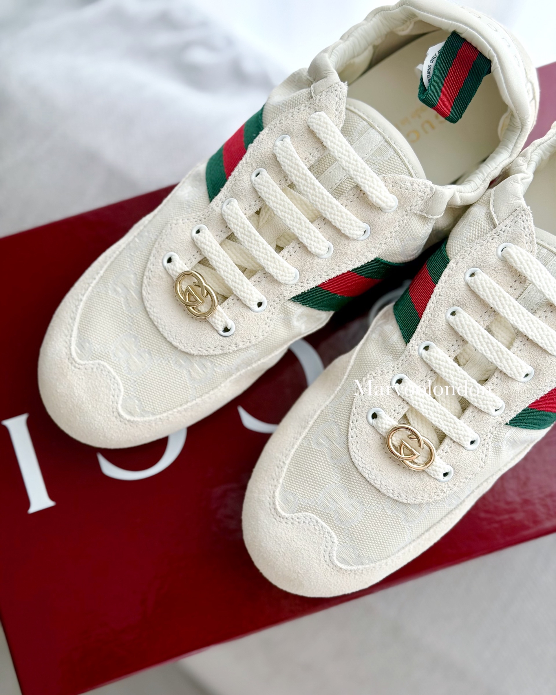 斷碼特價✨訂貨🍒 Gucci suede sneaker   輕身易襯🥰 🔖Size 37 38.5 41