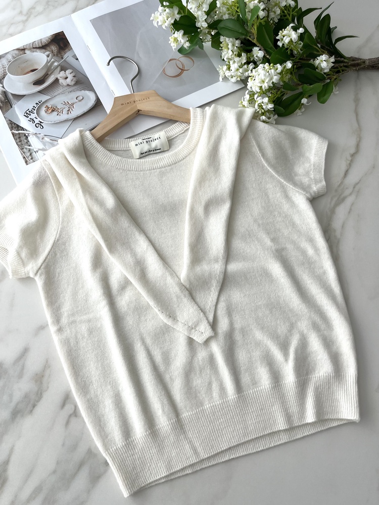 The Frenchie Top with Cape (Ivory)