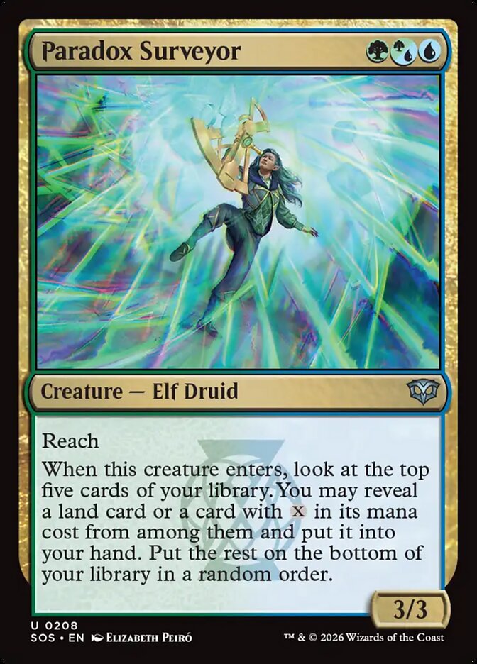 [EN] [Foil] Paradox Surveyor [SOS-208] U