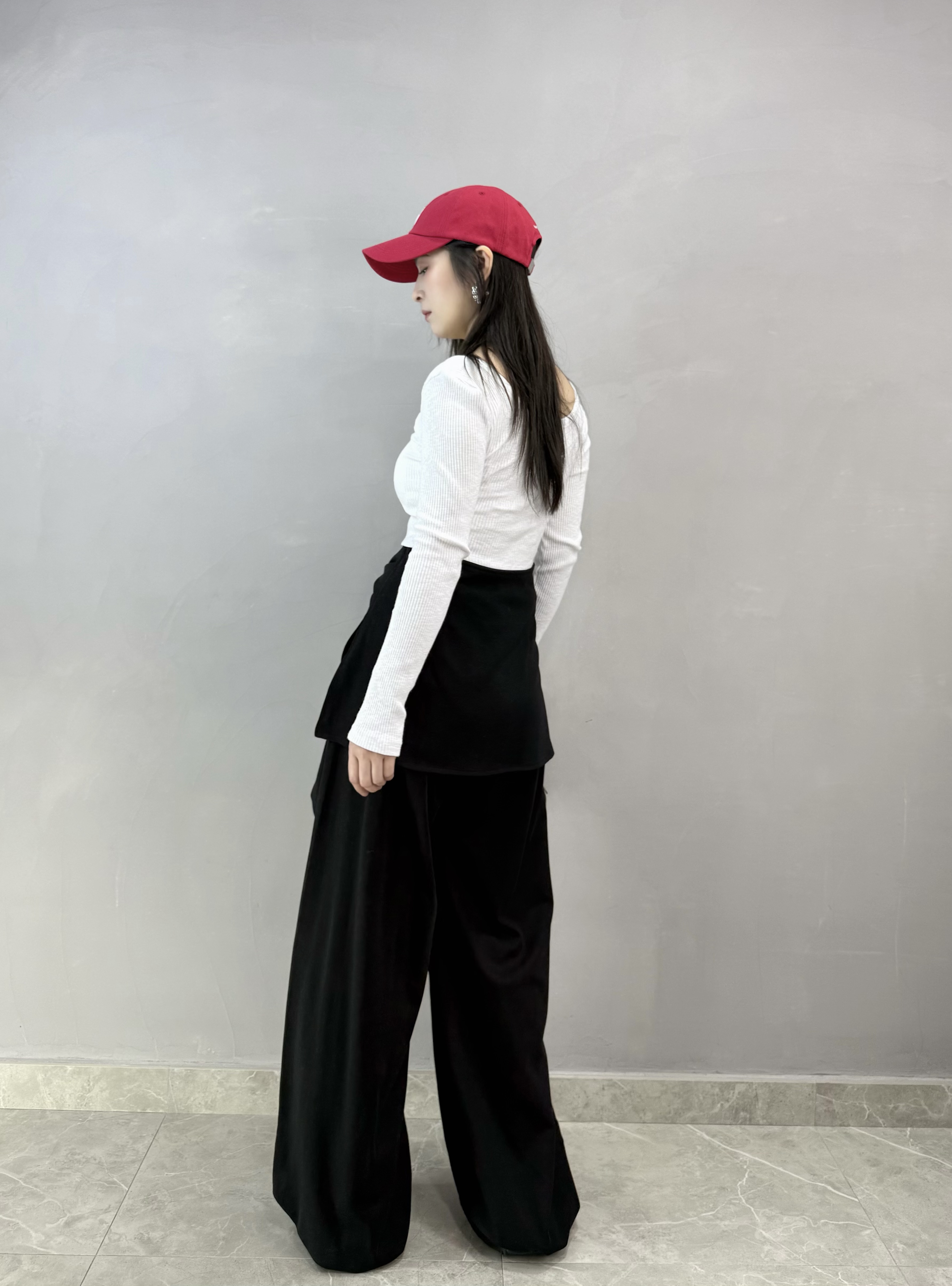 H66 綁腰兩著休閑褲（可束腳）