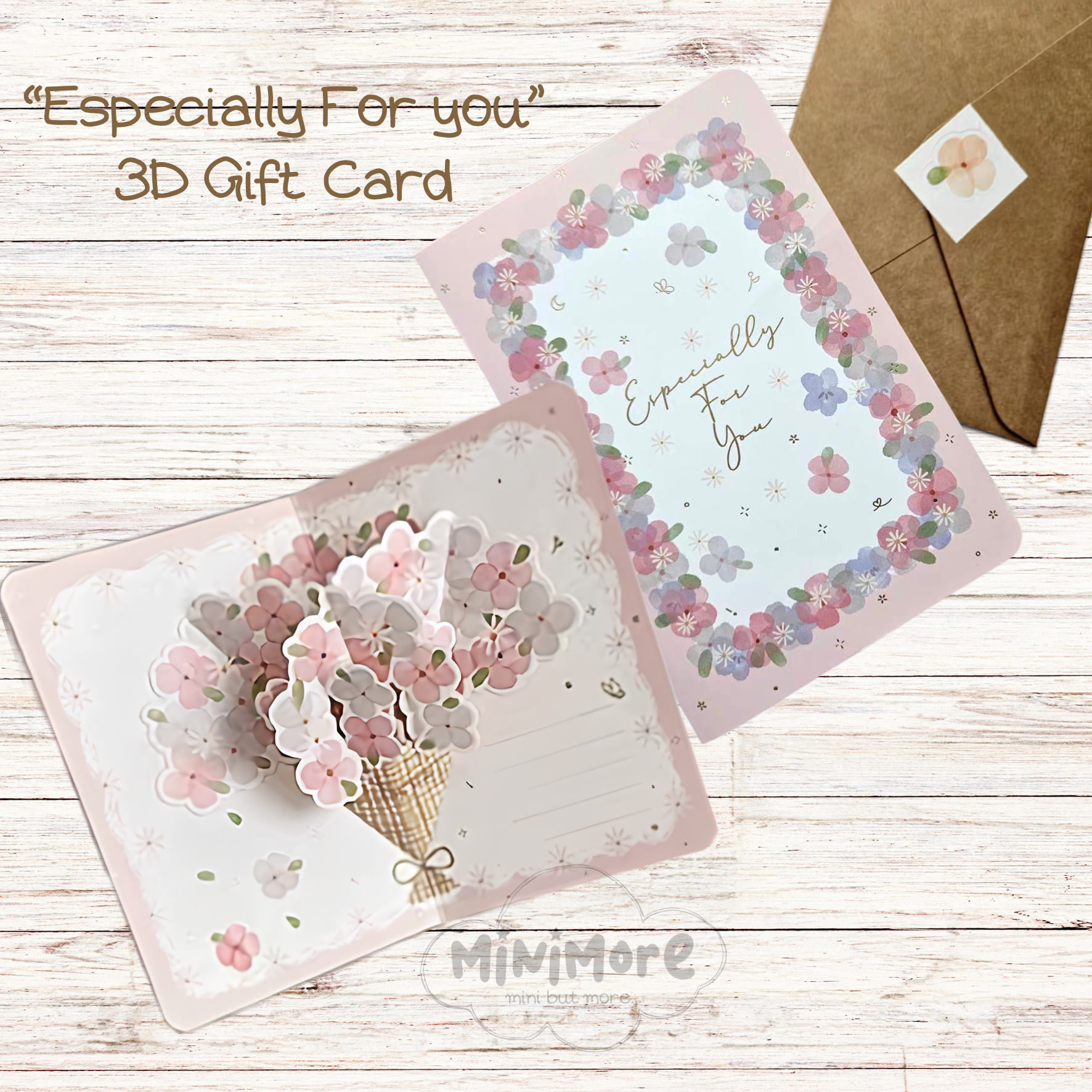 3D Flower Gift Card