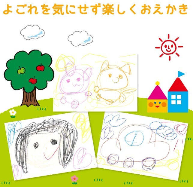 日本直送🇯🇵 櫻花牌 兒童粗三角彩色繪畫蠟筆 - 12色盒裝