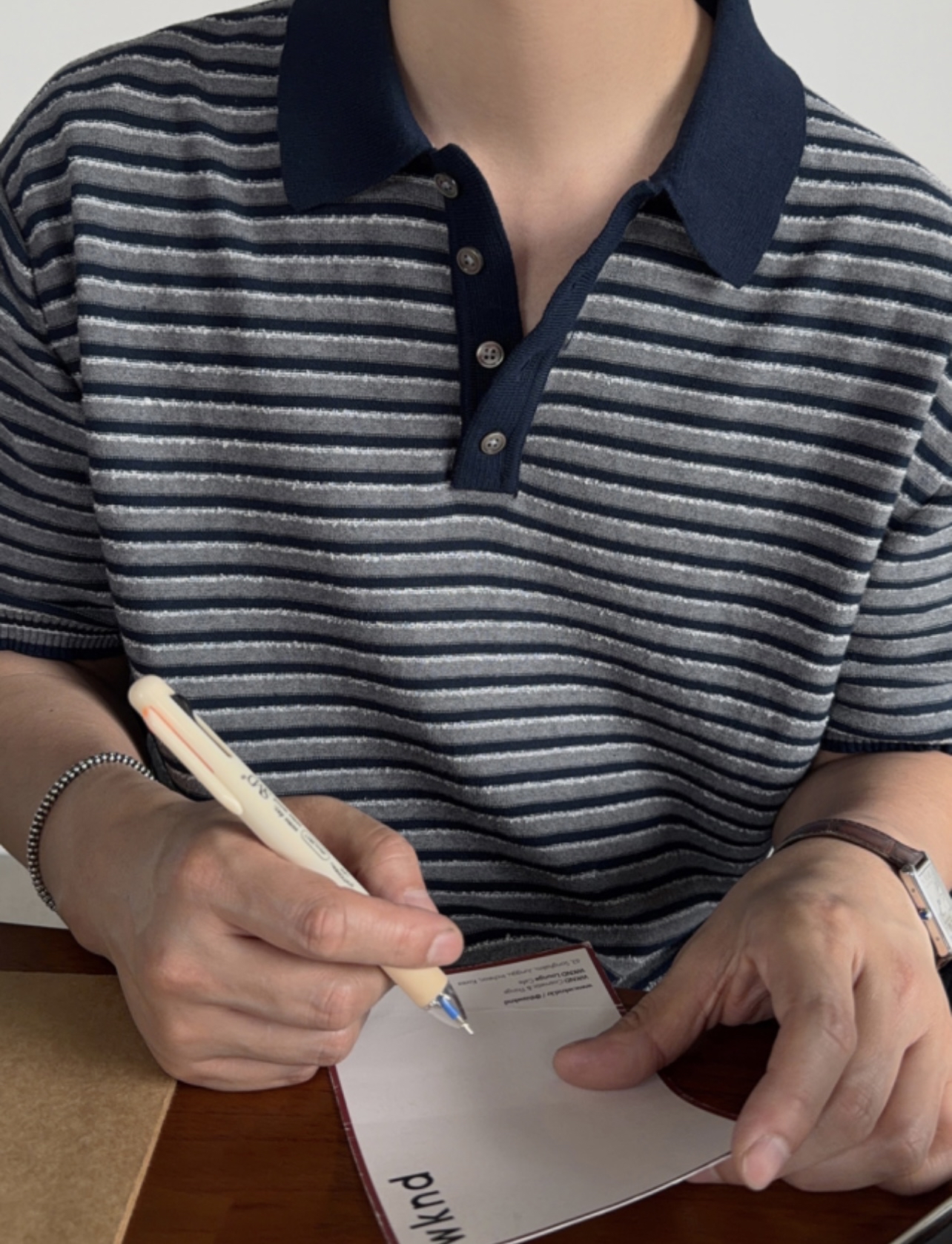 🇰🇷橫間4鈕扣領Polo | Four Button Polo