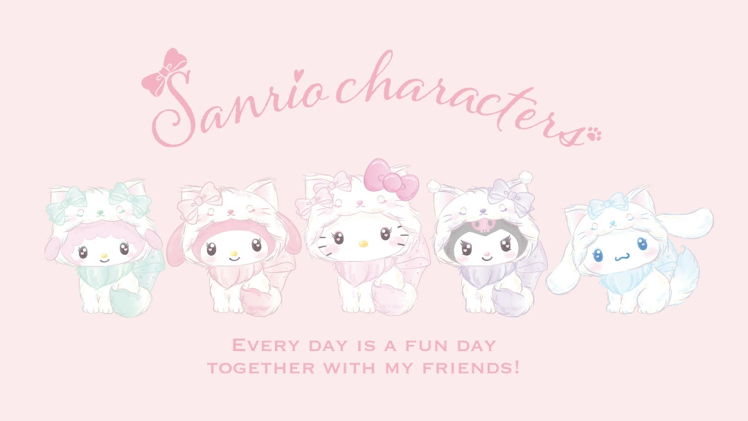 「現貨」Sanrio 優雅白貓公仔匙扣