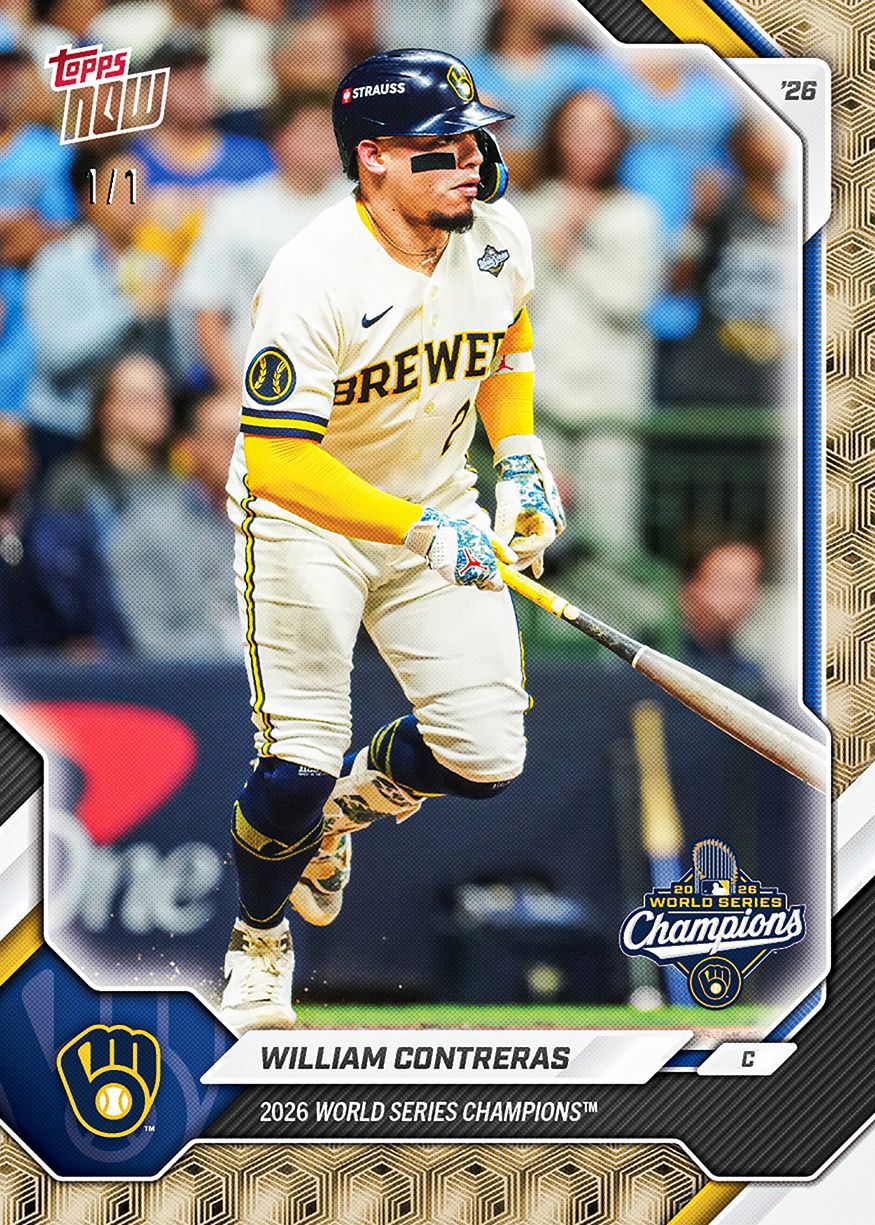 Milwaukee Brewers - 2026 World Series Champions MLB Topps NOW® 15-Card Team Set【團購】