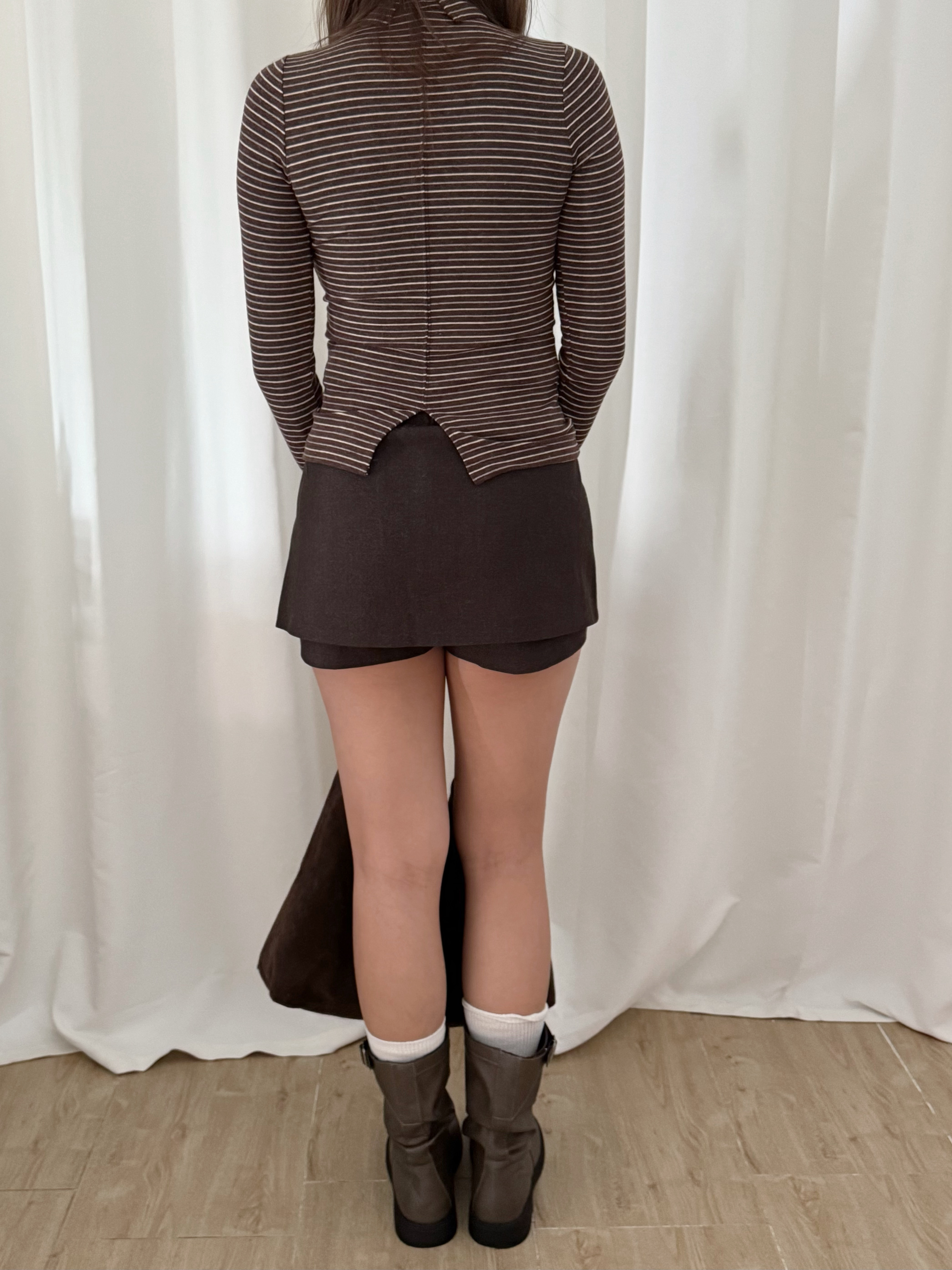 [All DAY舒適!!]365舒適A字短裙褲(三色入)