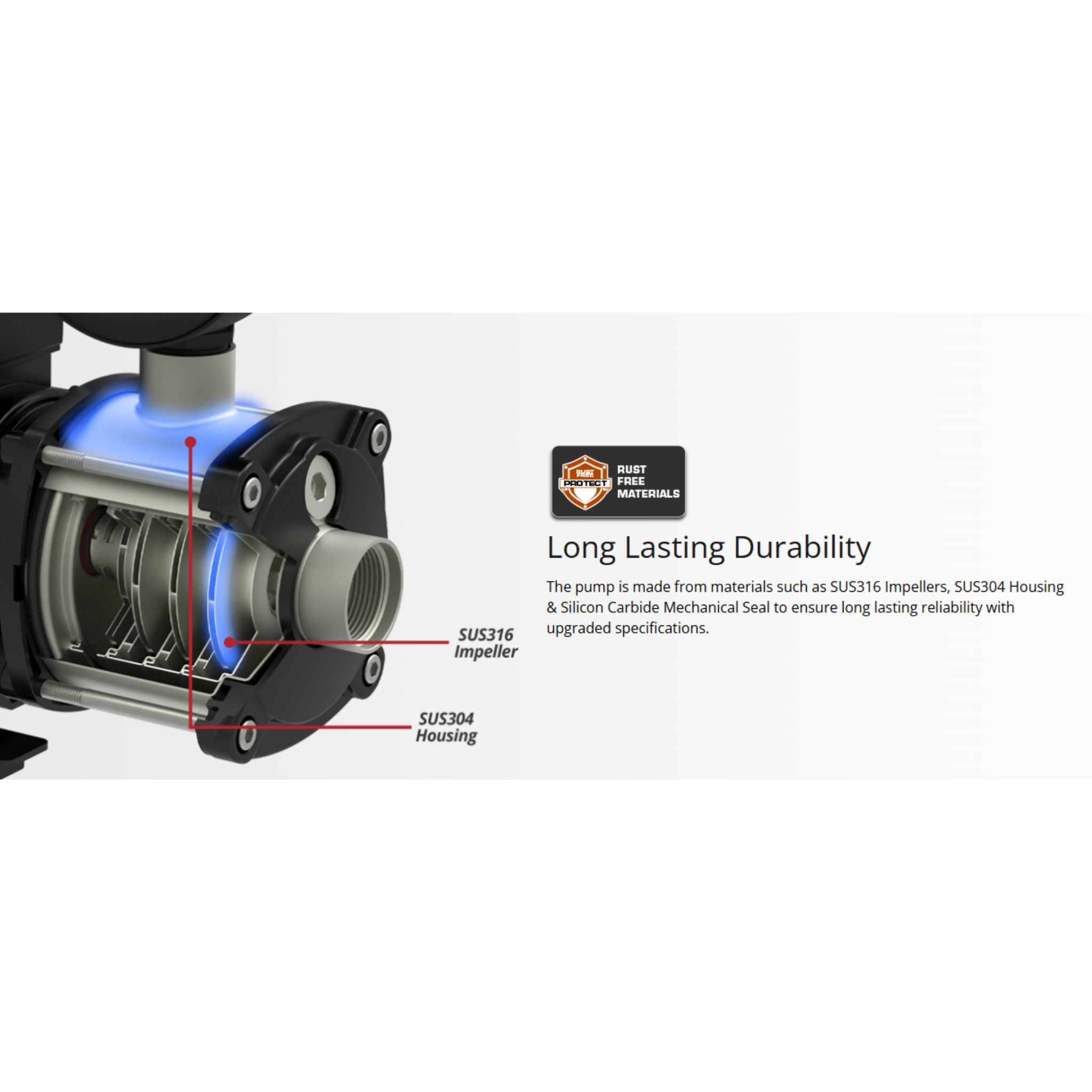 Joven Water Pump 0.75Hp Stainless Steel Automatic Water Pump (JHP 3-40)