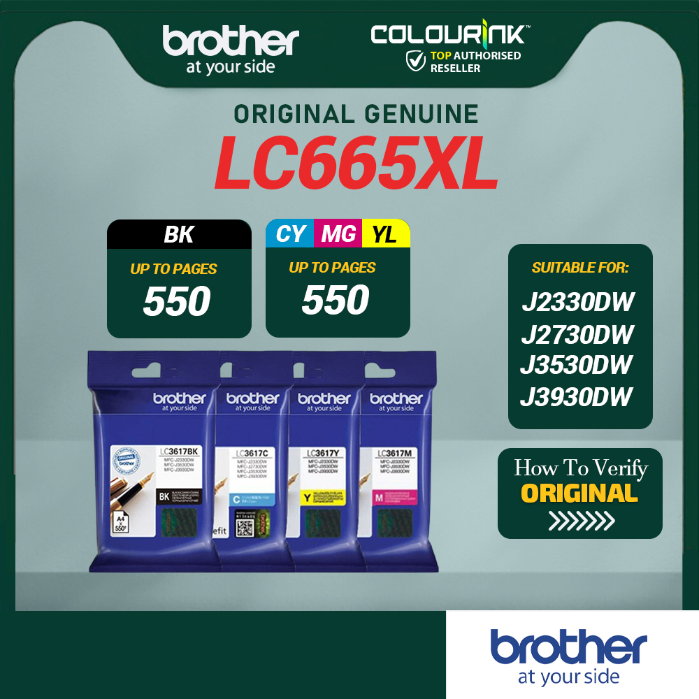 Brother Original Genuine LC3617 Combo Set BKCMY for MFC-J2330DW MFC-J2730DW MFC-J3530DW MFC-J3930DW lc-3617 lc3619xl
