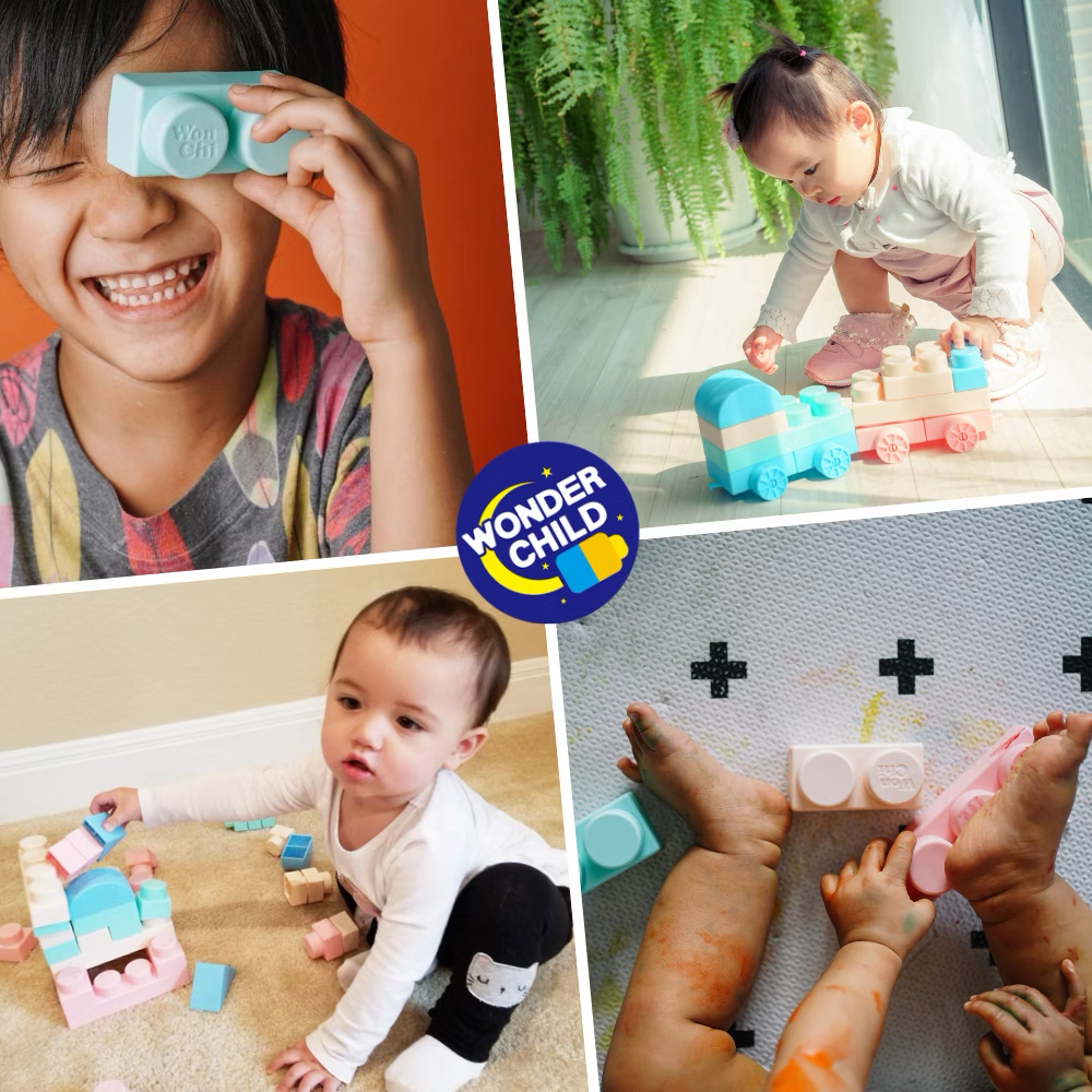 Wonder Child 馬卡龍軟積木 - 82pcs (新款小車車)