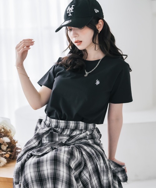 日本直送 美國馬球協會獨家合作款刺繡polo Logo短袖T