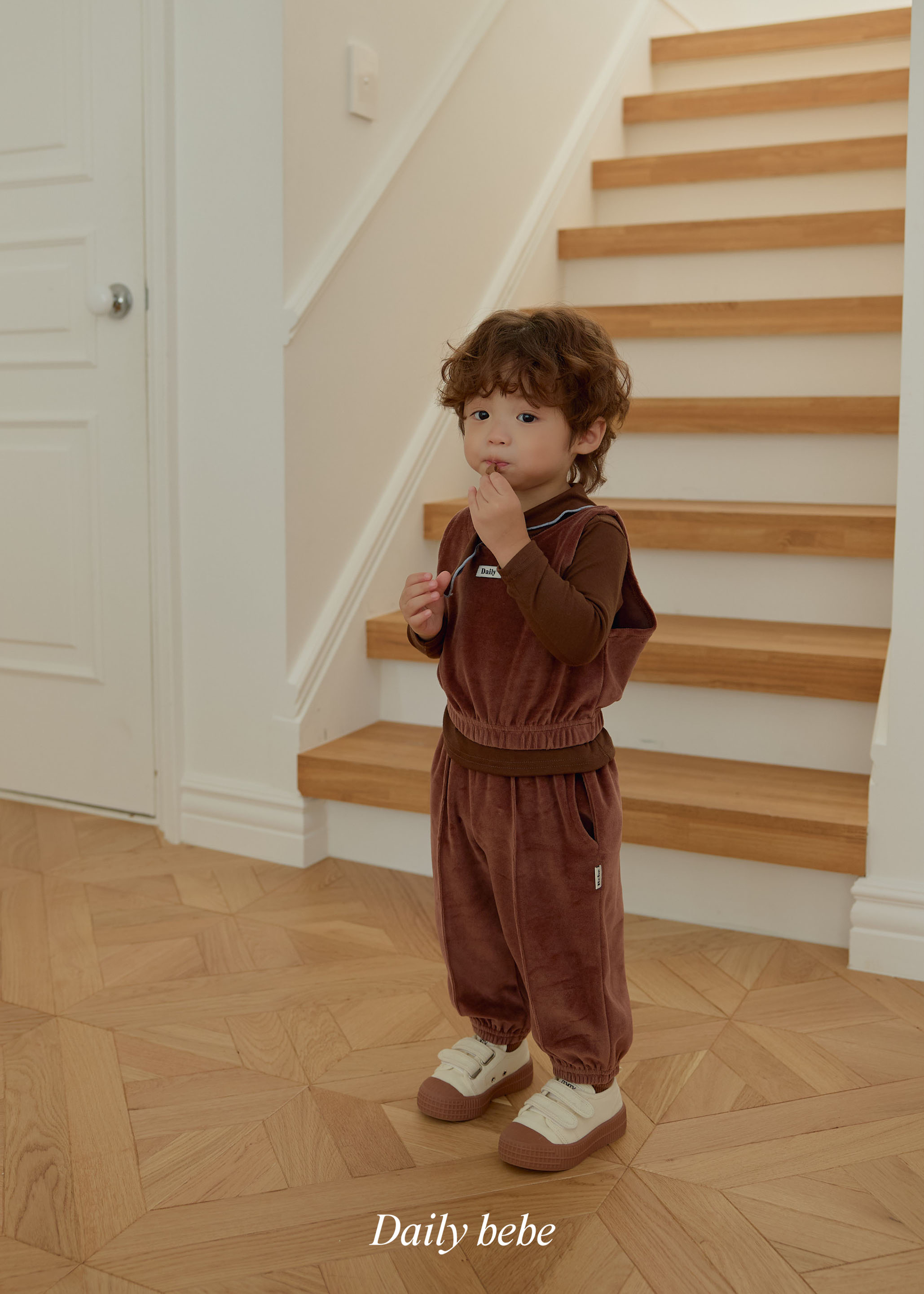 Dailybebe | Velour Matching Set