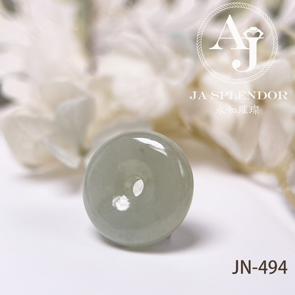 JN-478/482/492/494 天然翡翠A玉 冰潤秋香綠小平安扣
