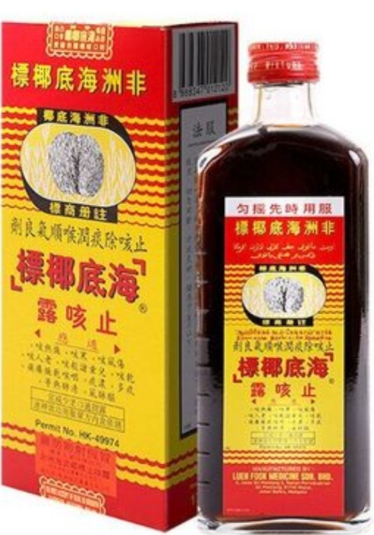 非洲海底椰標止咳露177 ml    12/盒