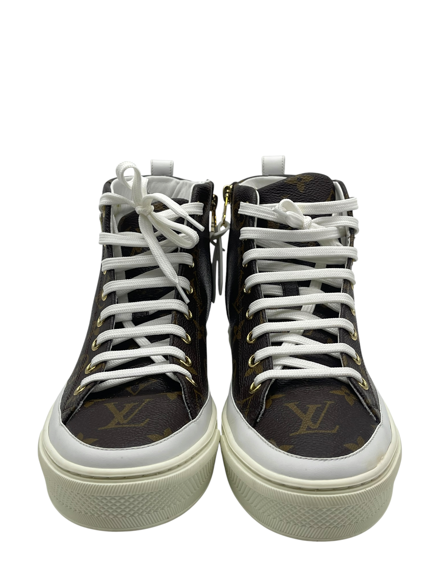 Pre-Owned LV Stellar Monogram High Top Sneakers / Product Code: 26052403