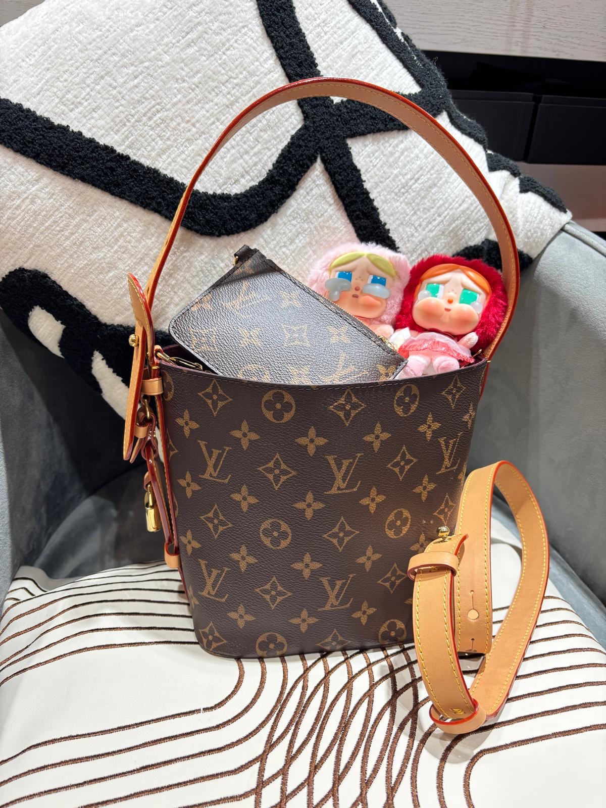 LV ALL IN BB hobo 2way bag monogram 100%Authentic ,98%new  ✅dust bag✅box 