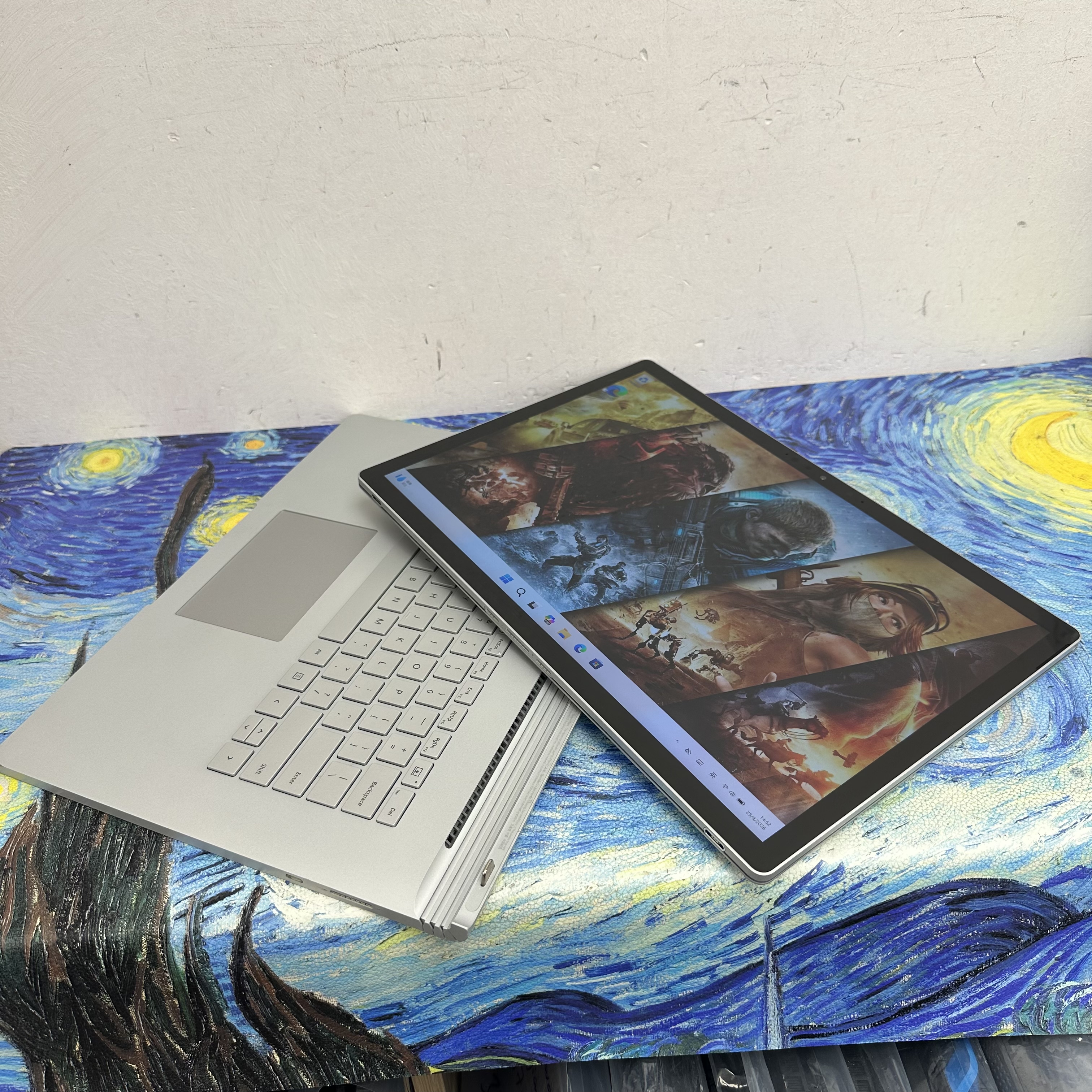 (獨立顯示卡😍微軟電腦可當平板) Microsoft Surface Book 3 i7-1065G7/32GB Ram/512GB SSD/15寸/3k touch mon /平板/可分離/長電量/GTX獨立顯示卡/ Gaming Laptop / Tablet / YouTube / Netflix / Win11 / Office / Work / Pc /Book3