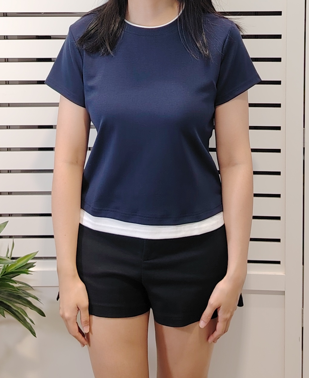 M2208 Fake 2 In 1 Tee