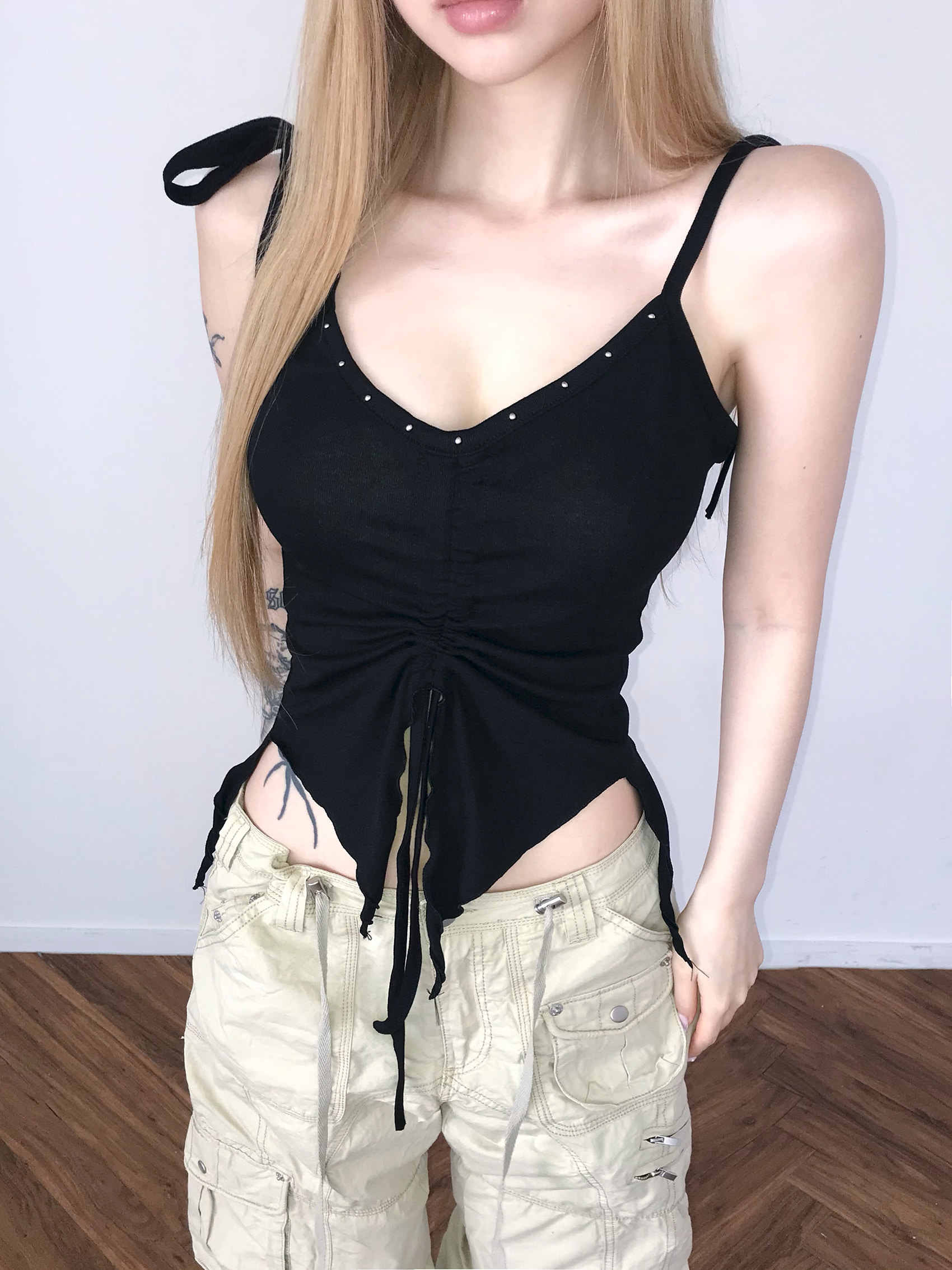 Retro Low-Rise Loose Cargo Pants