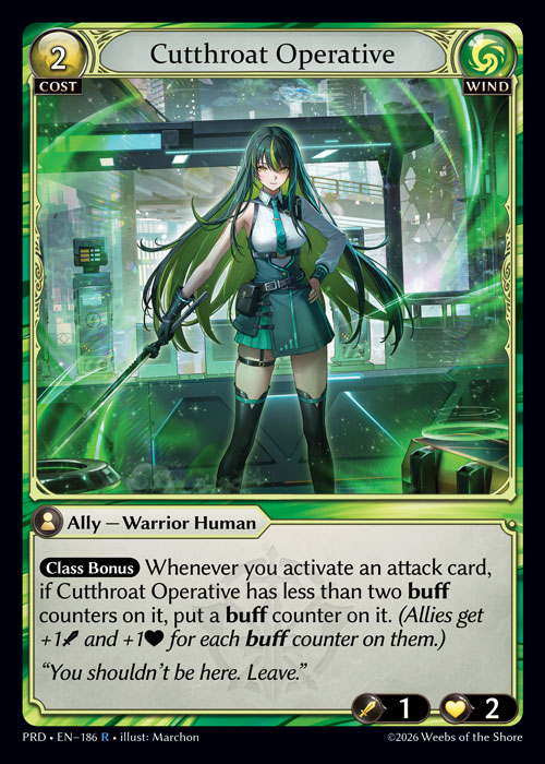 FOIL - Cutthroat Operative / PRD-186 (R)
