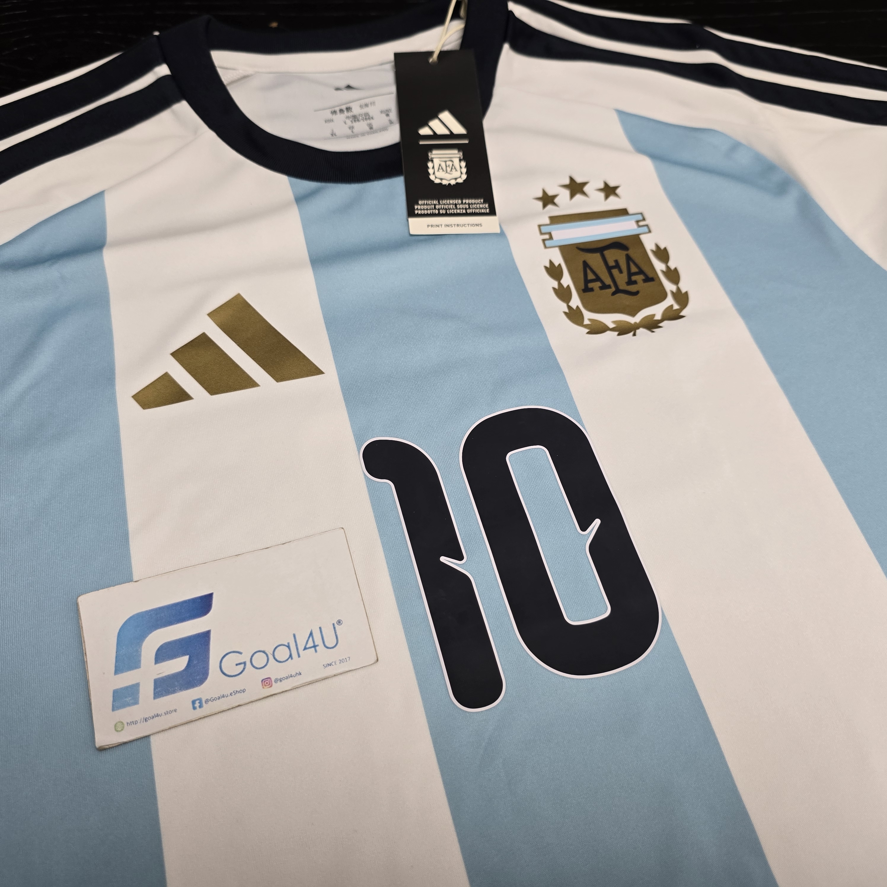 #性價比之選 #現貨 Adidas Argentina 阿根廷 2026 美斯簡約版主場球衣 KT0387