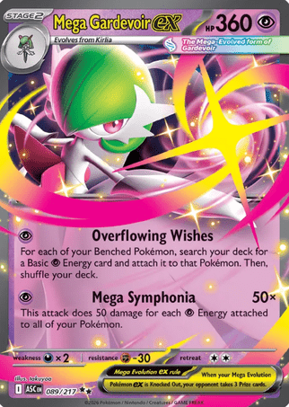 Pokemon TCG Mega Evolution—Ascended Heroes - Mega Gardevoir-089/217 (EX)
