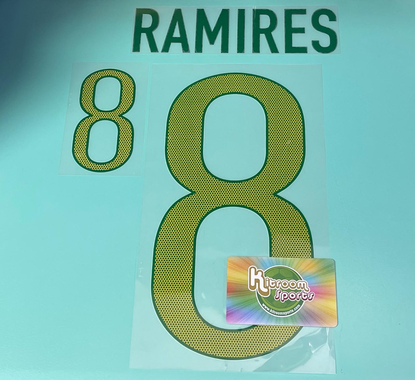 2012 Brasil Home Nameset #8 RAMIRES