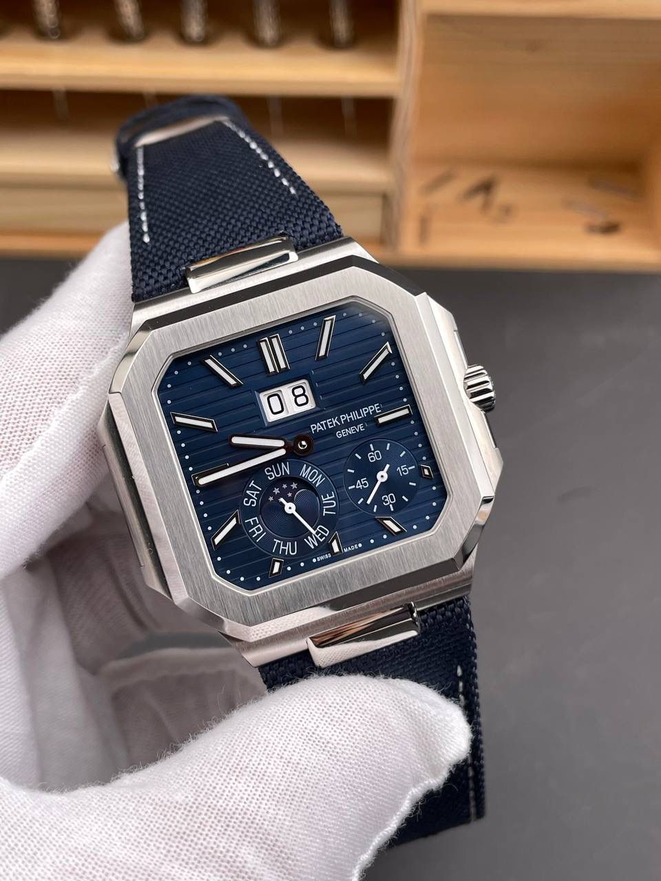 🌐百达 CUBITUS 鹦鹉螺5822P 总裁款/45mm/240机🌐