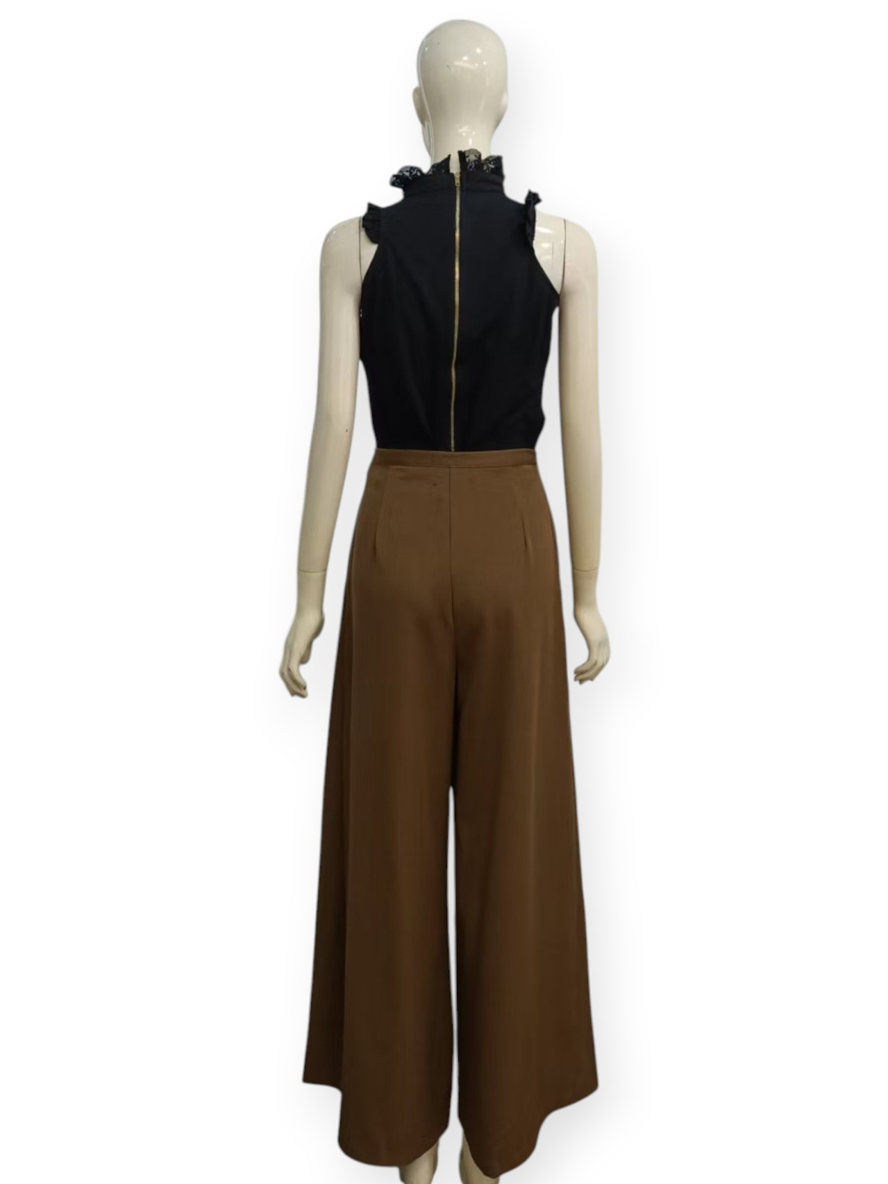 Front Slit Wide Leg Pants M244
