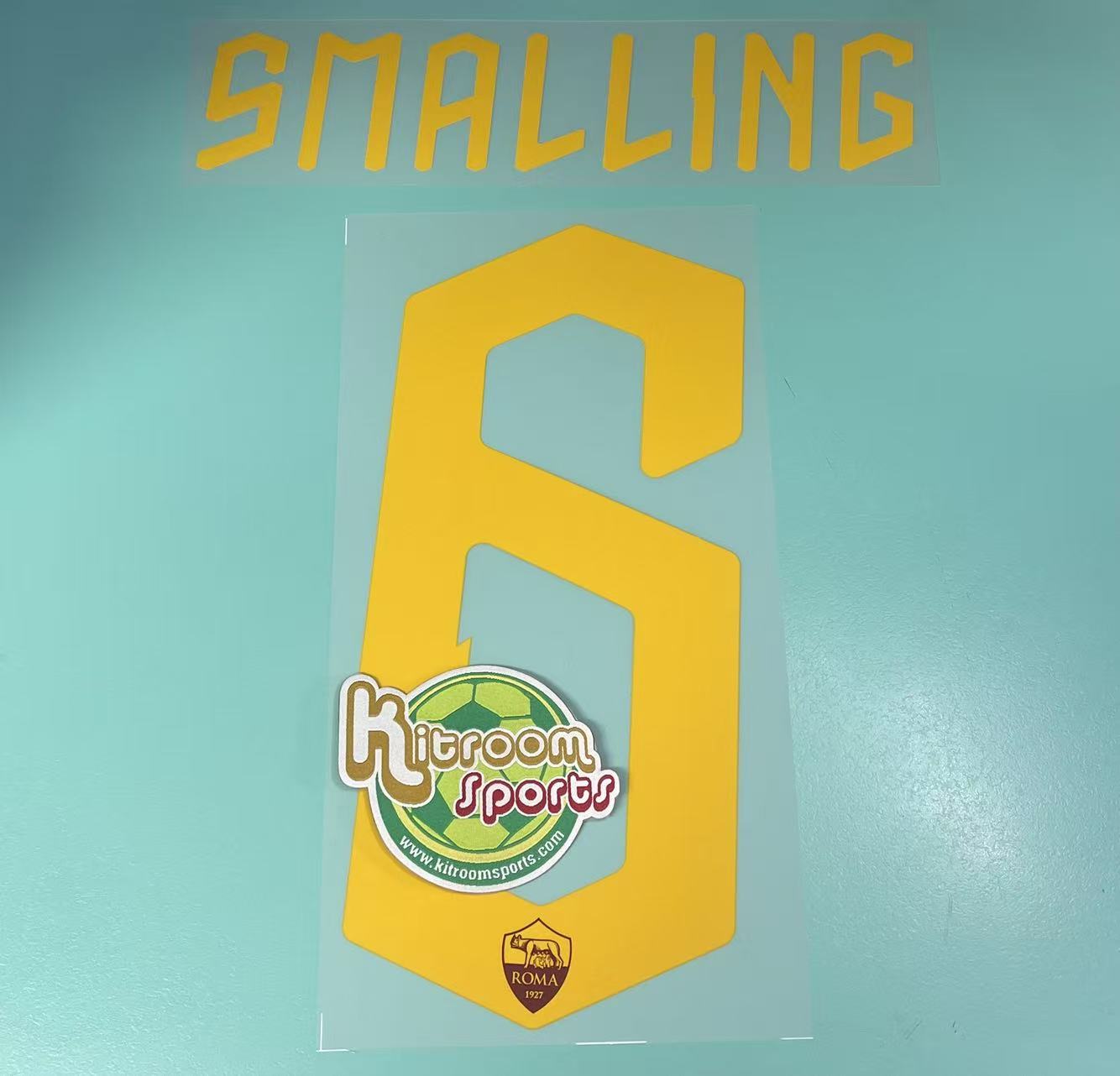 2019-20 Roma Home Nameset #6 SMALLING